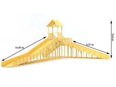 Зимняя горка TORUDA Север wood-10