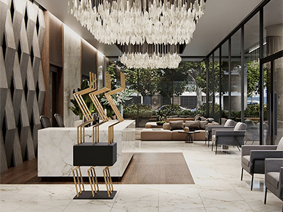 Скульптура для интерьера Чёрное золото с электромеханическим приводом