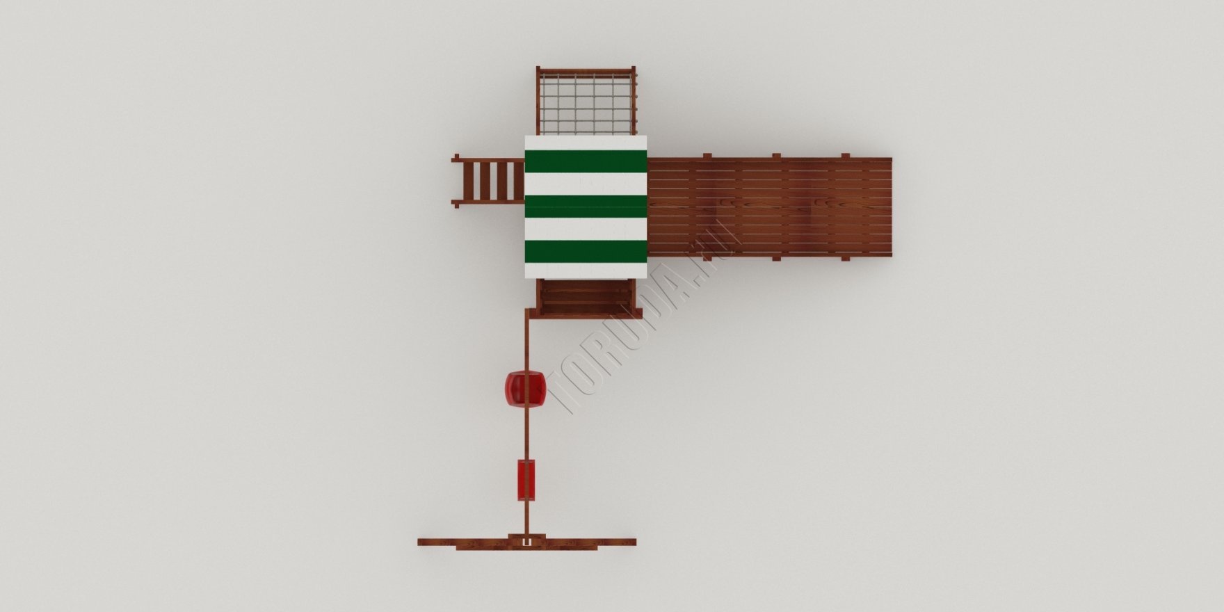 Детская игровая площадка Гарда 2 (Бри) всесезонная - вид 5