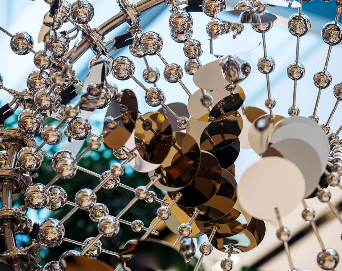 Скульптура для интерьера Бриз с электромеханическим приводом - вид 3